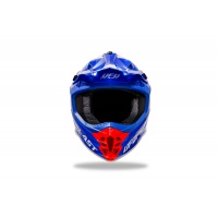 Casco motocross Intrepid blu rosso e bianco - Caschi - HE13400-CB - UFO Plast