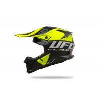Casco motocross Intrepid nero e giallo fluo - Caschi - HE13400-KD - UFO Plast
