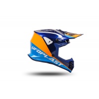 Casco motocross Korey da bambino blu e arancione - Caschi - HE13600-CF - UFO Plast