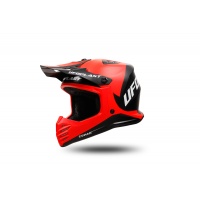 Casco motocross Korey da bambino nero e rosso - Caschi - HE13600-KB - Ufo Plast