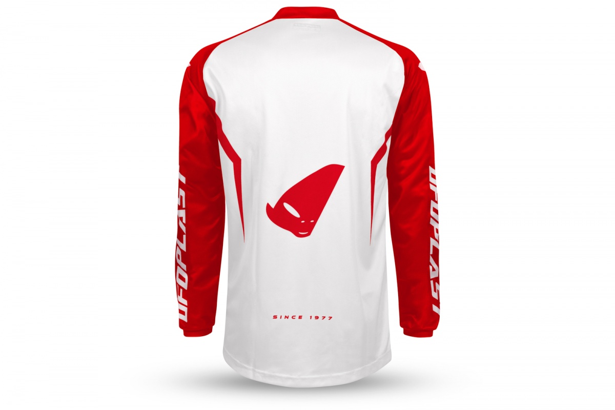 maglia motocross Bamberg rossa e bianca - Maglie - JE13001-BW - UFO Plast