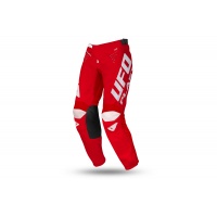 Pantalone Motocross Bamberg rosso e bianco - Pantaloni - PX13001-BW - UFO Plast