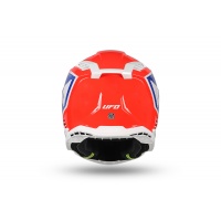 Casco motocross Echus rosso blu e bianco - Caschi - HE13100-BC - Ufo Plast