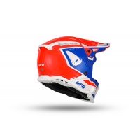 Casco motocross Echus rosso blu e bianco - Caschi - HE13100-BC - Ufo Plast