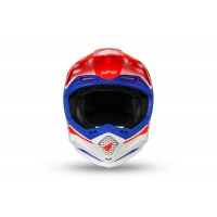 Casco motocross Echus rosso blu e bianco - Caschi - HE13100-BC - Ufo Plast