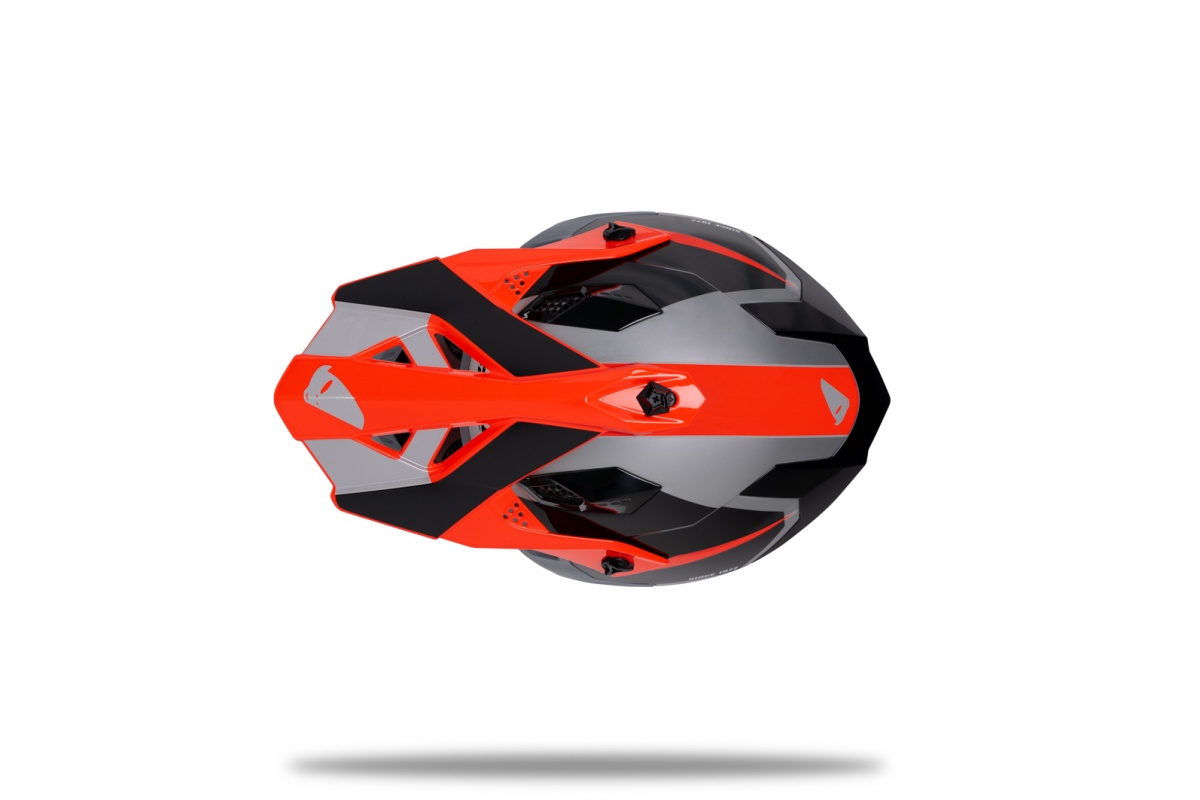 Casco motocross Intrepid grigio - Caschi - HE13400-EB - UFO Plast