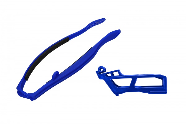 chain guide+swingarm chain slider - blue - Yamaha - REPLICA PLASTICS - YA05800-089 - UFO Plast