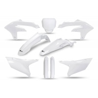 Full Kit Plastiche bianco per Yamaha YZF 250 (2024-25) - YZF 450 (2023-25) - PLASTICHE REPLICA - YAKIT326F-046 - Ufo Plast