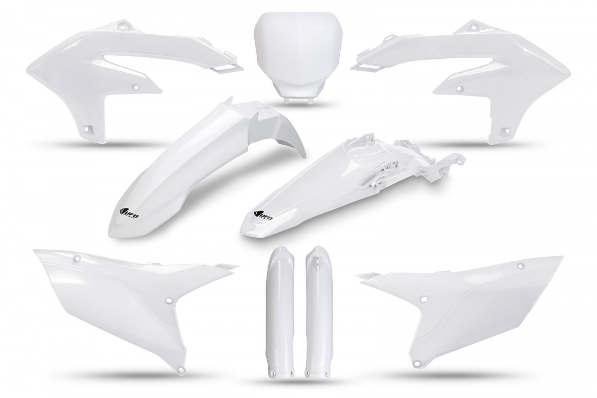 Full Kit Plastiche bianco per Yamaha YZF 250 (2024-25) - YZF 450 (2023-25) - PLASTICHE REPLICA - YAKIT326F-046 - Ufo Plast