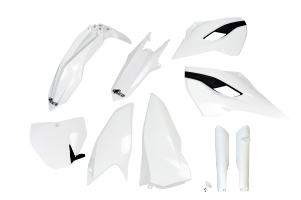 full kit plastiche Husqvarna - bianco - PLASTICHE REPLICA - HUKIT628F-041 - UFO Plast