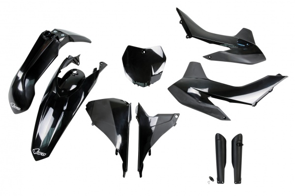 KTM full plastic kit - black - REPLICA PLASTICS - KTKIT531F-001 - UFO Plast