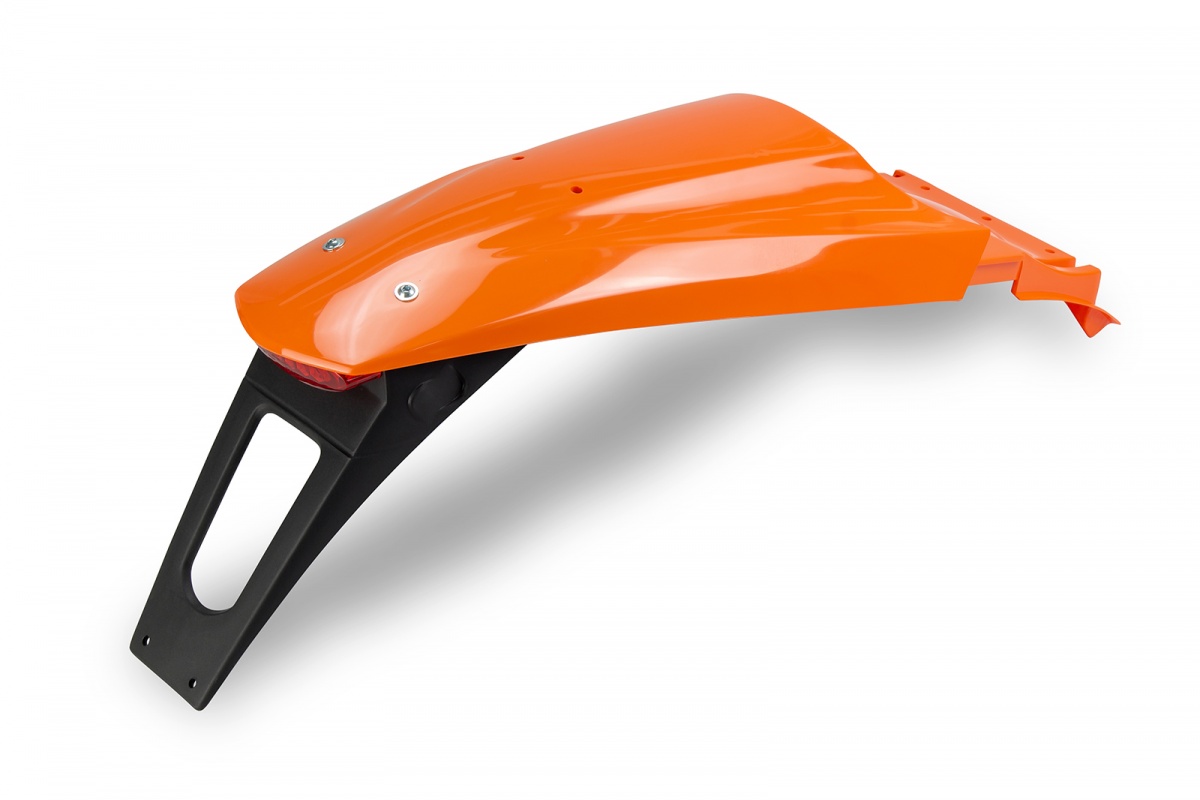 Parafango Posteriore arancio per Ktm LC4 640 (2002-04) - SMC 660 (2002-04) - PLASTICHE REPLICA - KT03015-127 - Ufo Plast