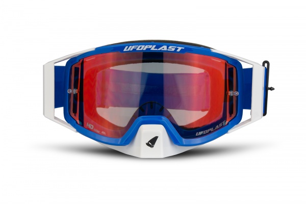 Occhiali motocross Wise Pro blu - Abbigliamento adulto - GO13002-CW - UFO Plast