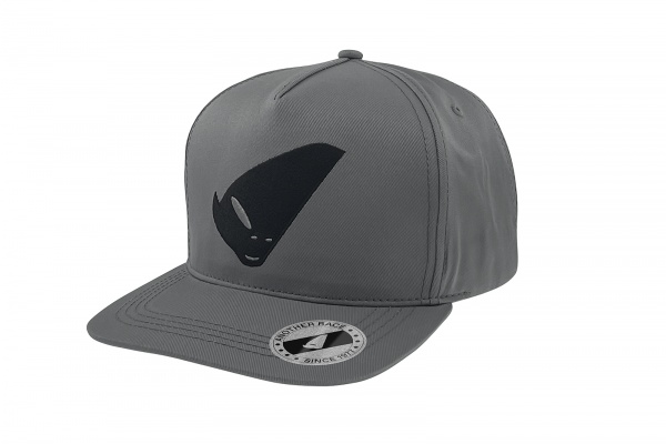 Cappellino grigio con logo alieno nero - Cappellini - HA13001-E - UFO Plast