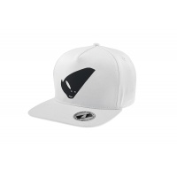 white Cap with black alien logo - Caps - HA13001-W - UFO Plast