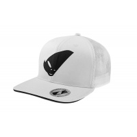 Cappellino bianco/nero con logo alieno nero - Cappellini - HA13002-WK - UFO Plast