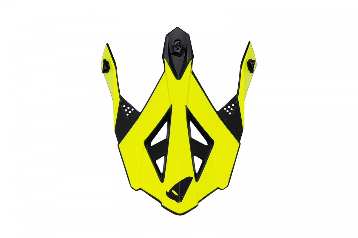 peak for HE13400 black and yellow - Helmet spare parts - HR238-KD - Ufo Plast