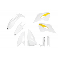 Plastic full kit Husqvarna - white - REPLICA PLASTICS - HUKIT629F-041 - UFO Plast