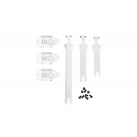 Kit lacci+fibbia per gargor BO13002 bianchi - Ricambi stivali - BO13502-W - Ufo Plast