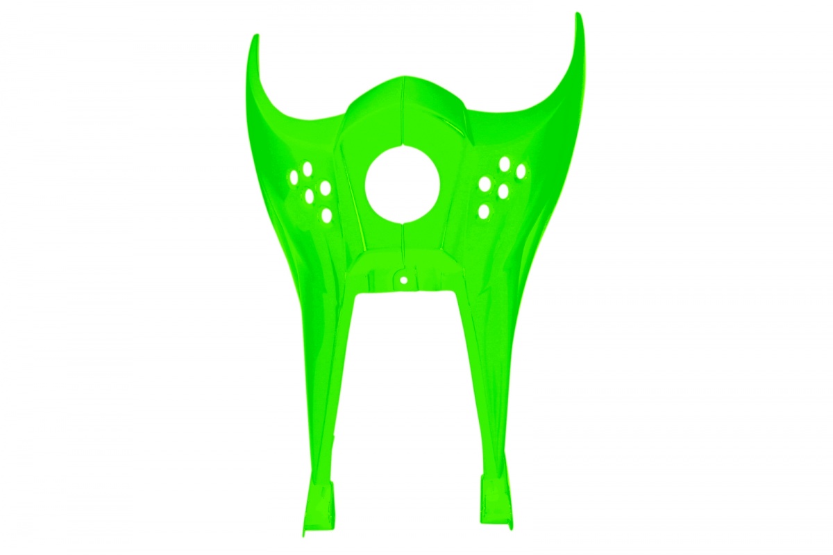Convogliatori radiatore - verde fluo - Kawasaki - PLASTICHE REPLICA - KA04716-AFLU - UFO Plast