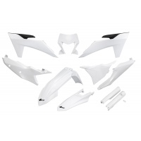 Full kit with headlight for Ktm EXC 150 2024 - white 20-24 - REPLICA PLASTICS - KTKIT530F-042 - UFO Plast