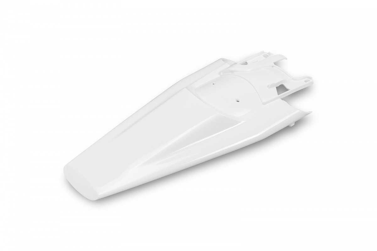 Parafango posteriore con attacchi bianco 20-24 Husqvarna TE 150 2024 - PLASTICHE REPLICA - HU04318-040 - UFO Plast