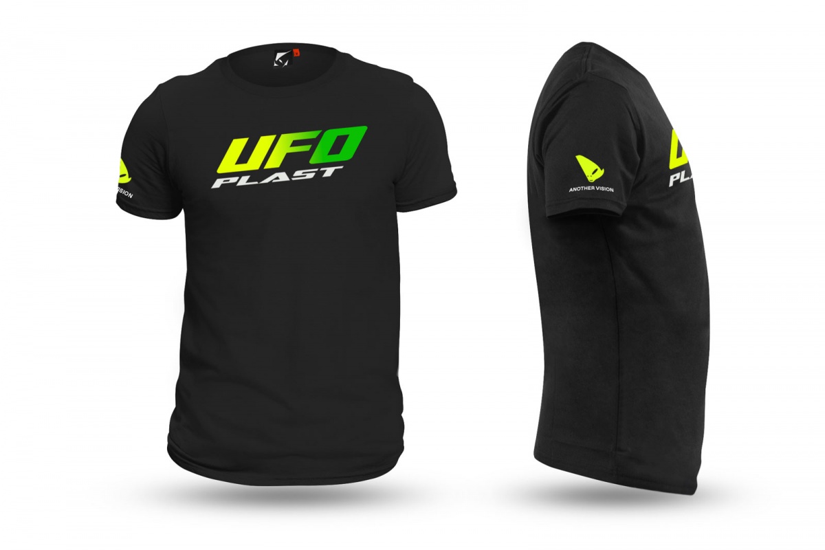 t-shirt nera - T-shirt - MG04539 - UFO Plast