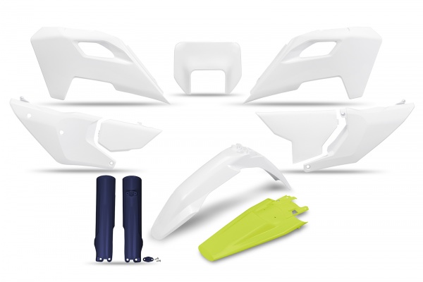 Full Kit Plastiche OEM Color 24 per Husqvarna TE 250 - FE 250 - TE 300 - FE 350 - FE 450 - FE 501 - TE 150 - PLASTICHE REPLIC...