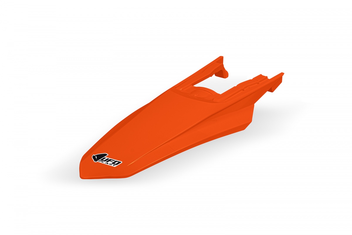 Parafango posteriore con attacchi arancione Ktm EXC/F 150/250/300 2024 - PLASTICHE REPLICA - KT05023-127 - UFO Plast