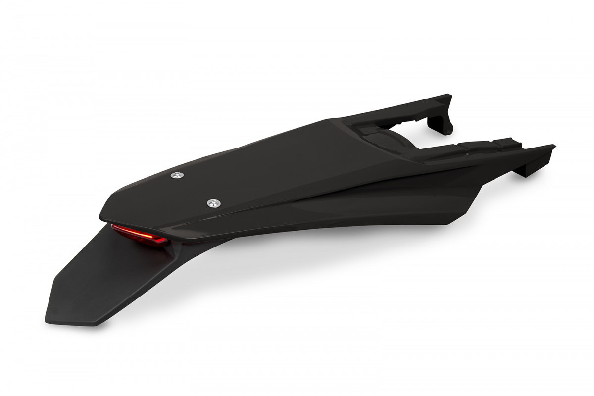 Parafango posteriore enduro LED - nero - KTM - PLASTICHE REPLICA - KT05022-001 - UFO Plast