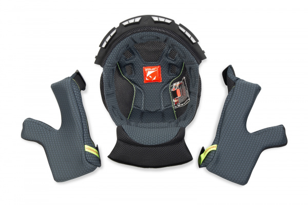 Inner pad & cheek pads for motocross helmet Echus - Helmet spare parts - HR245 - UFO Plast