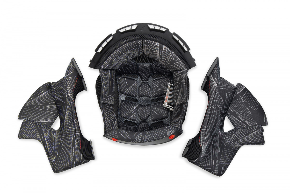 Inner pad & cheek pads for motocross helmet Intrepid - Helmet spare parts - HR244 - UFO Plast
