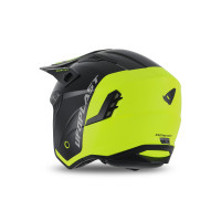 Casco cross Jet Sheratan giallo fluo e nero