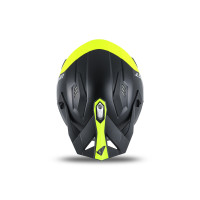 Casco cross Jet Sheratan giallo fluo e nero