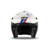 Sheratan cross jet helmet white, red, blue - Helmets - HE13002-WT - Ufo Plast