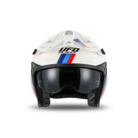 Sheratan cross jet helmet white, red, blue - Helmets - HE13002-WT - Ufo Plast