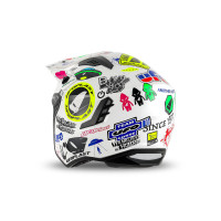 Casco cross Jet Sheratan bianco - Caschi - HE13002-V - Ufo Plast