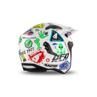 Casco cross Jet Sheratan bianco - Caschi - HE13002-V - Ufo Plast