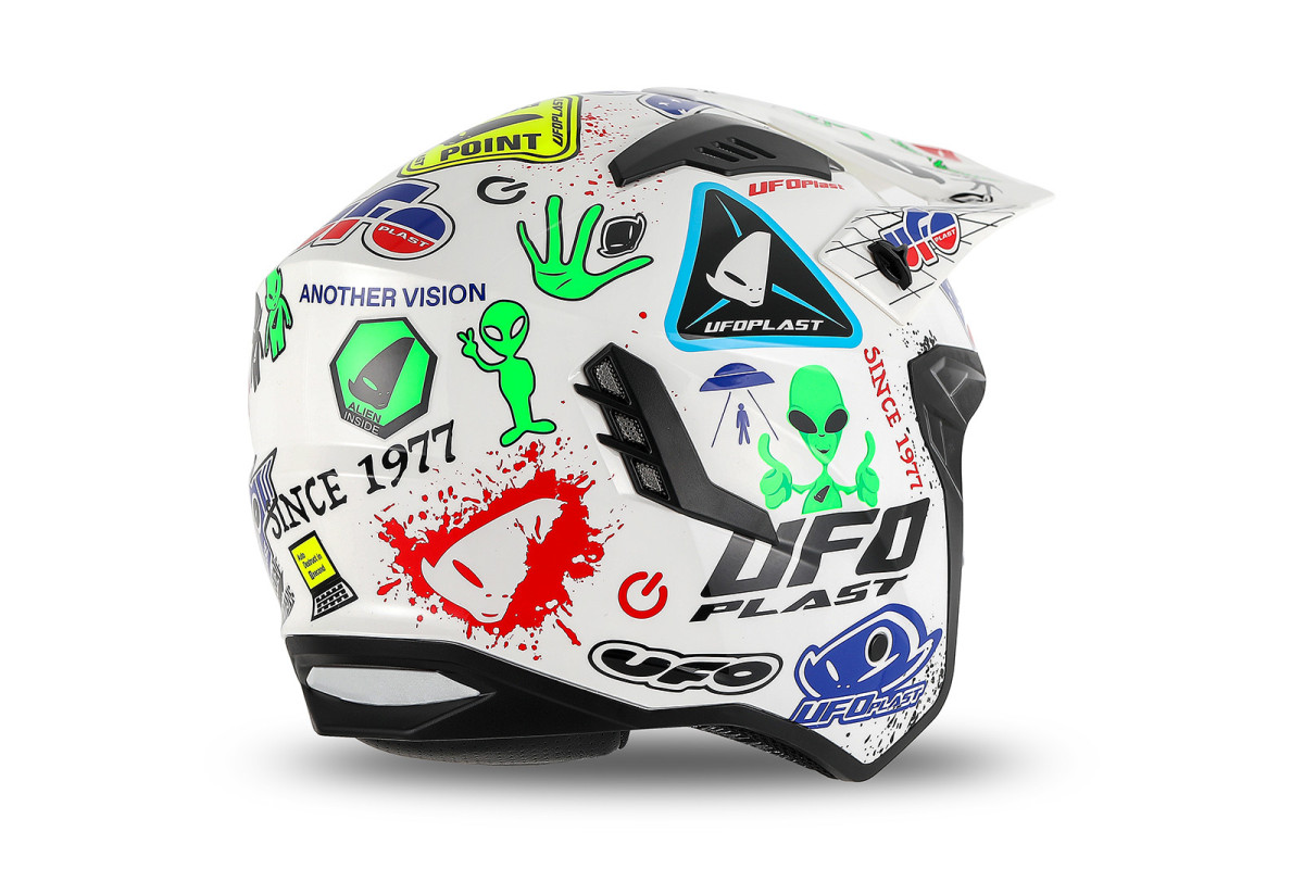 Casco cross Jet Sheratan bianco