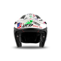 Casco cross Jet Sheratan bianco - Caschi - HE13002-V - Ufo Plast