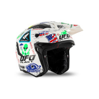 Casco cross Jet Sheratan bianco - Caschi - HE13002-V - Ufo Plast