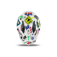 Casco cross Jet Sheratan bianco - Caschi - HE13002-V - Ufo Plast