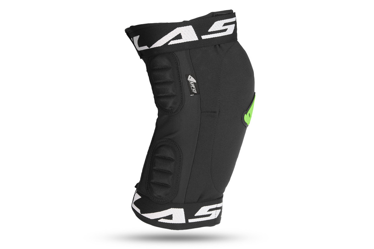 Spartan mountain bike knee guards made of stretch material