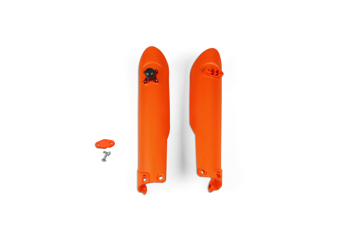 Fork Slider Protector + Quick Starter neon orange - Ufo Plast