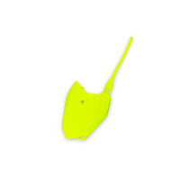 Front Number Plate neon yellow - Ufo Plast