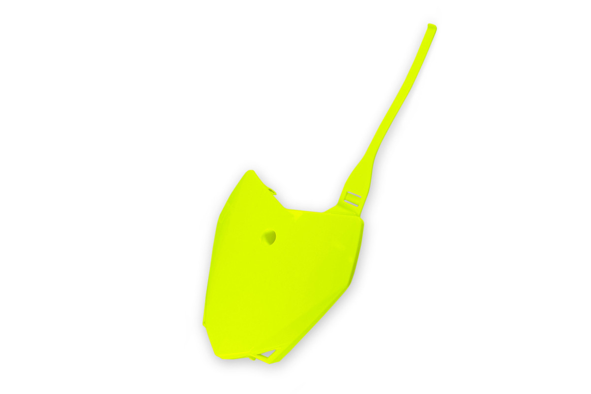 Front Number Plate neon yellow - Ufo Plast