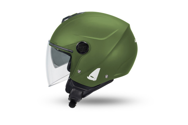 Nixie demijet helmet green in Polycarbonate - Helmets - HE13005-A - Ufo Plast