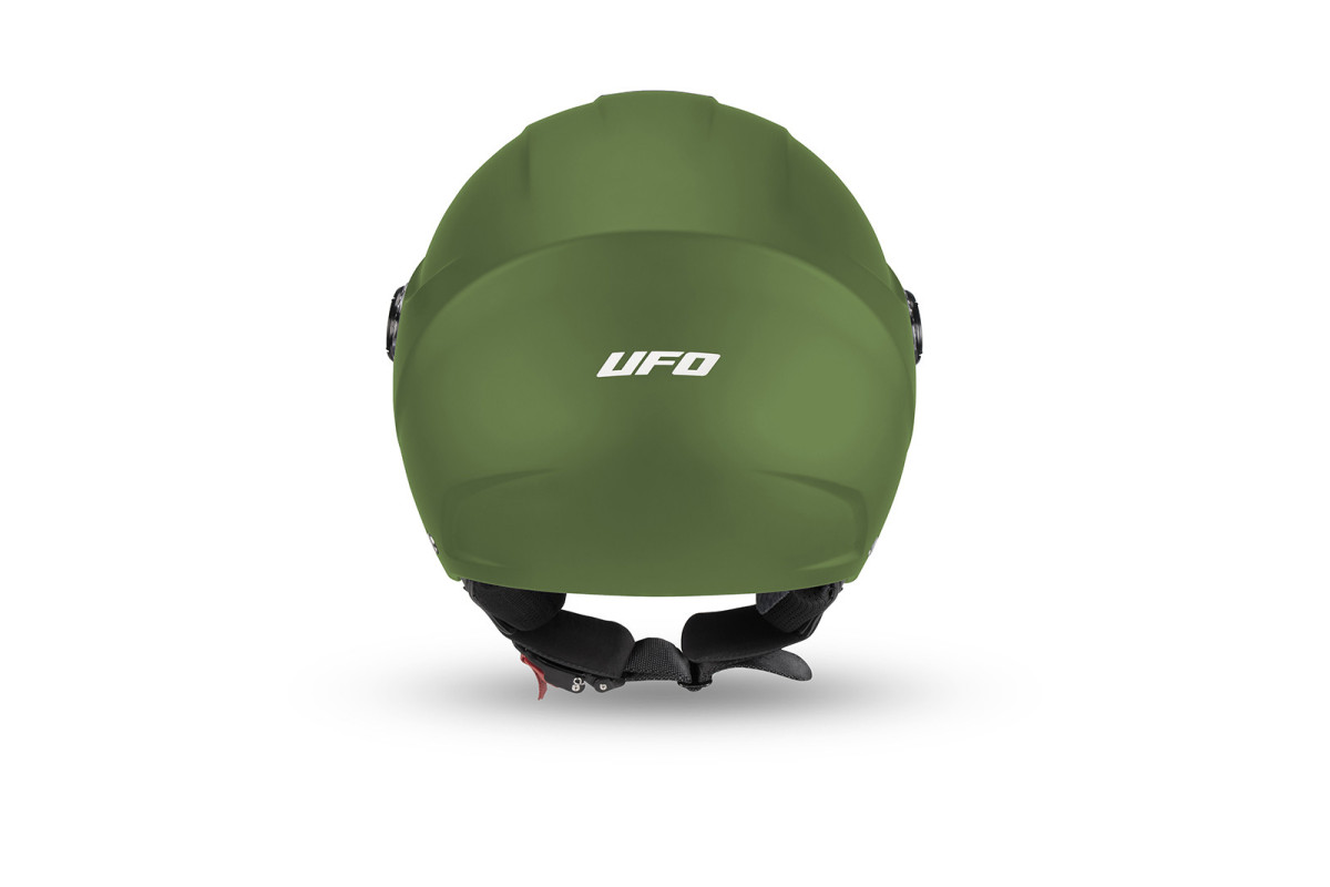 Nixie casco demijet verde in Policarbonato - Caschi - HE13005-A - Ufo Plast