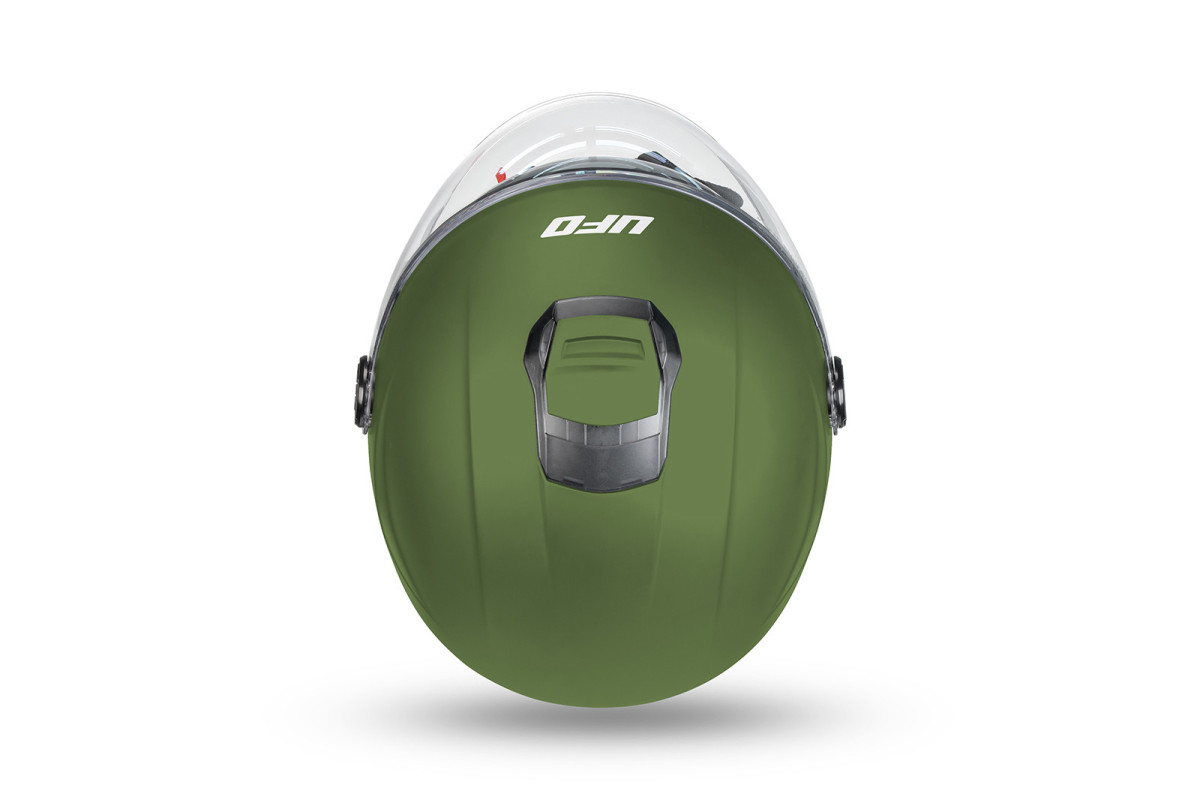 Nixie casco demijet verde in Policarbonato - Caschi - HE13005-A - Ufo Plast