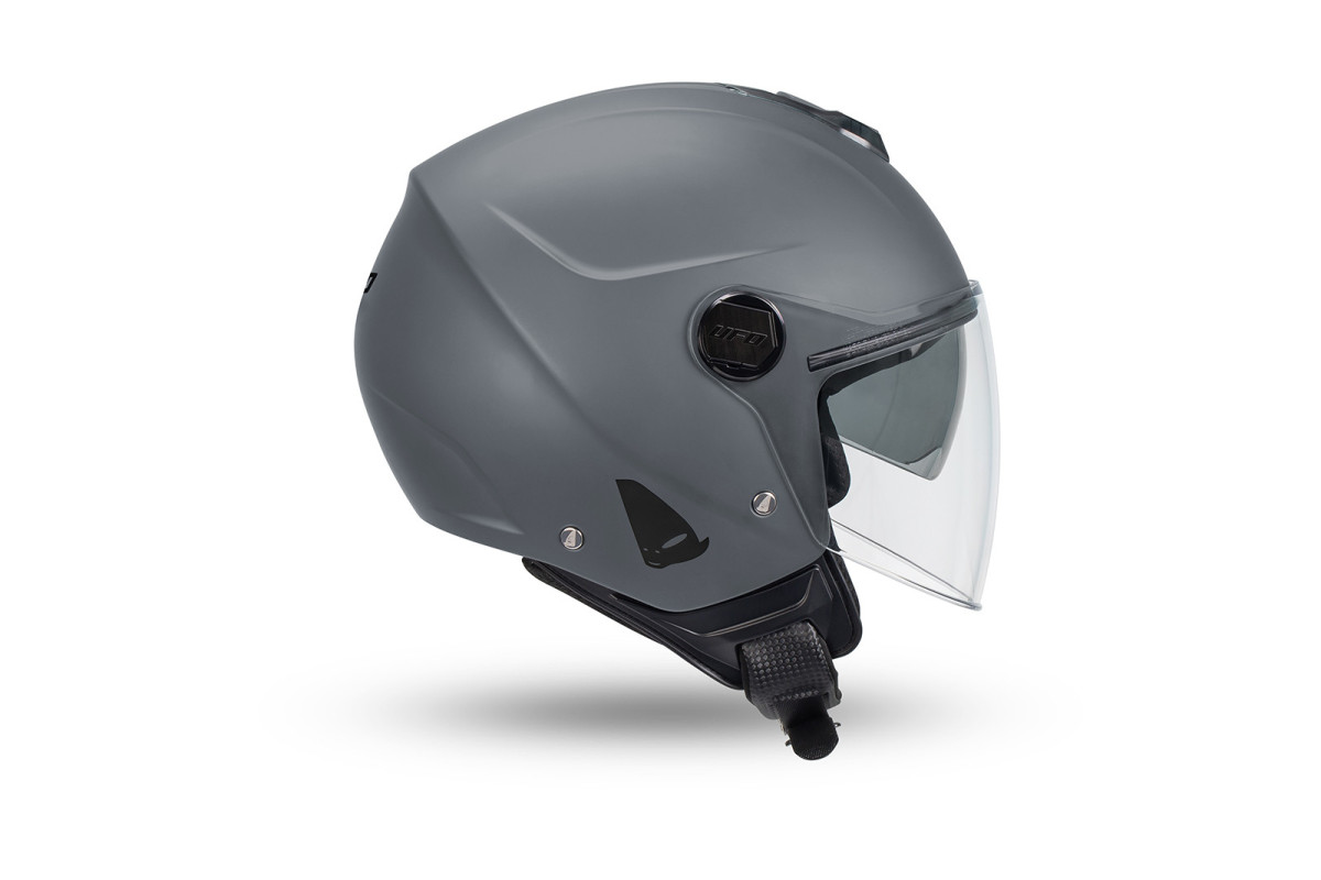 Nixie demijet helmet gray in Polycarbonate - Helmets - HE13005-E - Ufo Plast